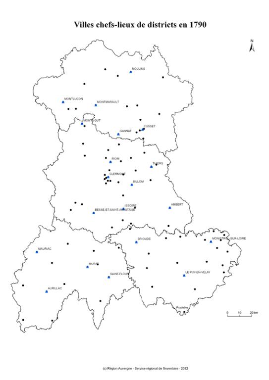 Villes en Auvergne : les formes urbaines