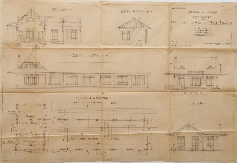 Gare d'arrivée du chemin de fer à crémaillère du Revard, puis supérette La Crémaillère, actuellement colonie de vacances de la ville de Pantin dit Centre La Crémaillère