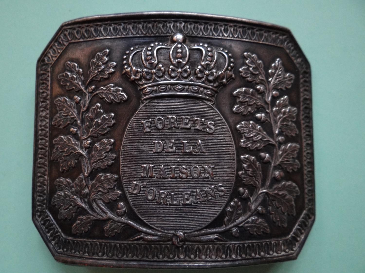 plaque de garde forestier