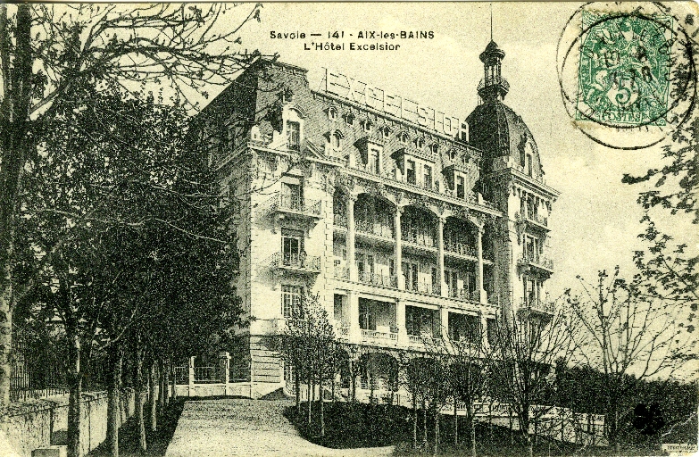 Hôtel de voyageurs, Hôtel Excelsior, actuellement immeuble, dit Résidence Beauregard