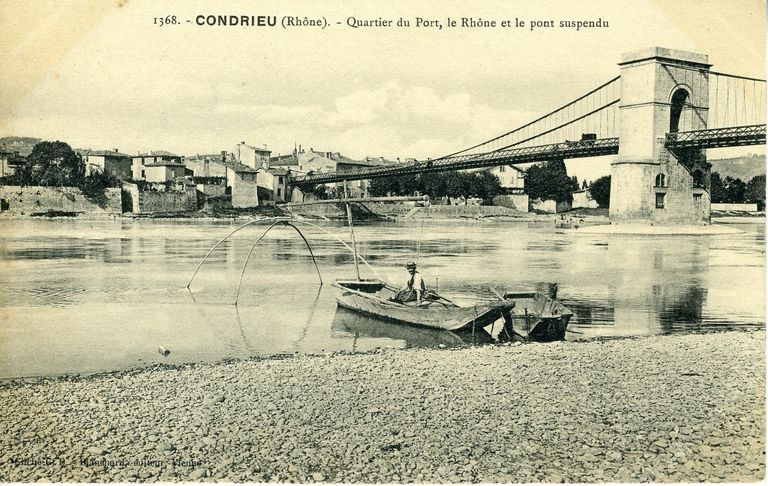 Pont routier de Condrieu (détruit)