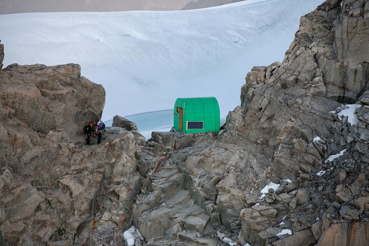 Bivouac du col des Jorasses