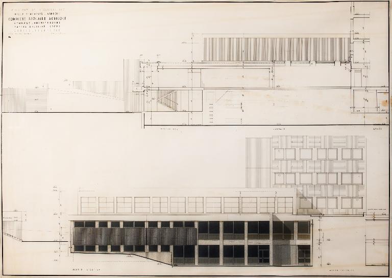 Lycée agricole et collège agricole féminin, actuellement lycée agricole Olivier-de-Serres